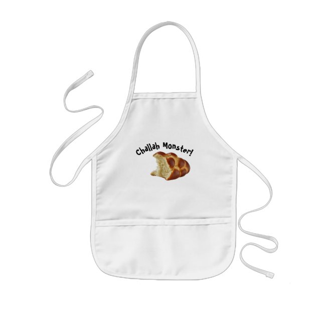 Delantal Infantil Challah Monster Shabbat Apron (Frente)