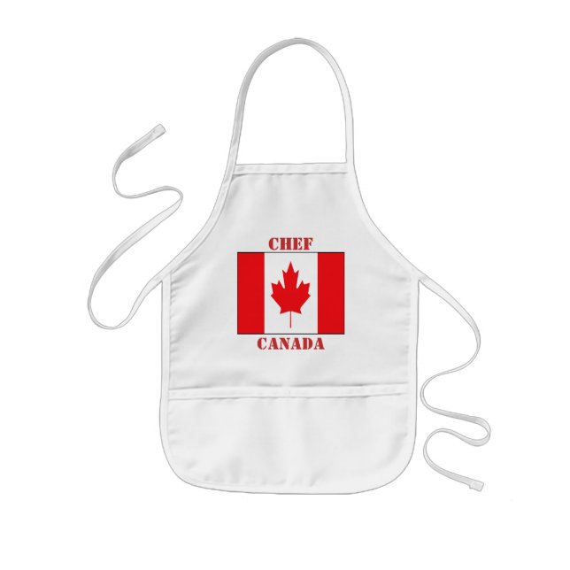 Delantal Infantil Chef Canada Apron (Frente)