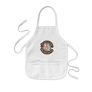Delantal Infantil Chef Gato Retro Maiscuits Arte de Repostería