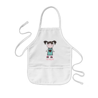 Delantal Infantil Chica de cocinar lindo