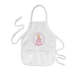 Delantal Infantil Chica rosa Apron