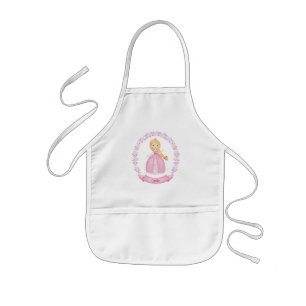 Delantal Infantil Chica rosa Apron