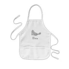 Delantal Infantil Chicas cortan bajo el foco marino