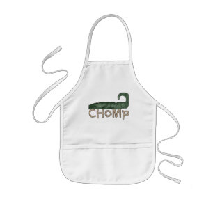 Delantal Infantil Chomp las camisetas y los regalos del cocodrilo