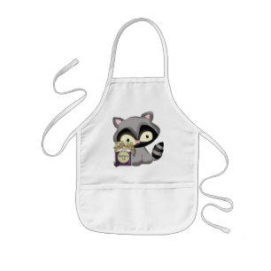 Delantal Infantil Cocina Cocina Raccoon niños apron