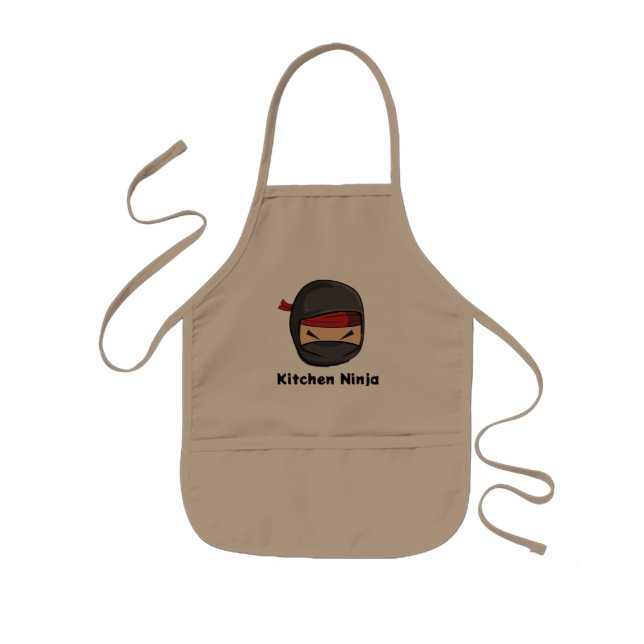 Delantal Infantil Cocina Ninja Apron Kids (Frente)