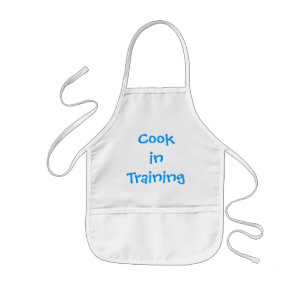 Delantal Infantil Cocinero en el entrenamiento