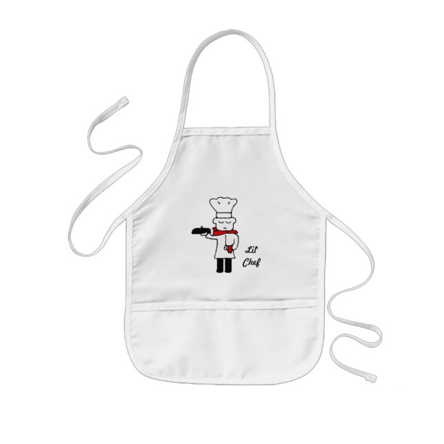 Delantal Infantil cocinero, Lil'Chef (Frente)