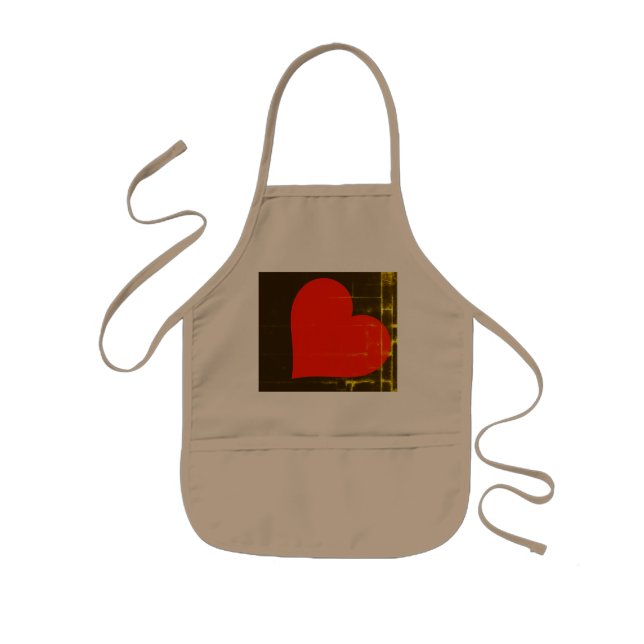 Delantal Infantil Corazón (Frente)