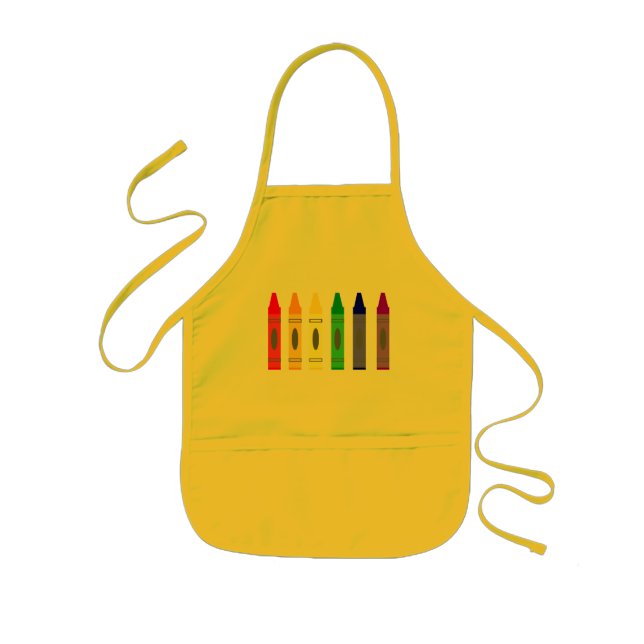 Delantal Infantil Crayon Artist 1 Apron (Frente)