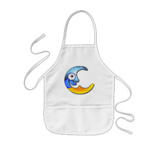 Delantal Infantil Crazy Moon Personalizado Apron