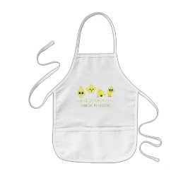 Delantal Infantil Cuento de pollos y bolas diciendo mis pollos