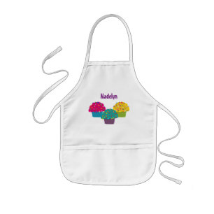 Delantal Infantil Cupcakes Glaseados con Purpurina de Arcoíris Repos