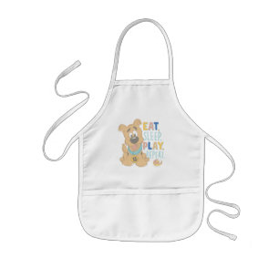 Delantal Infantil Cuppy Scooby-Doo "Come, duerme, juega, repite"