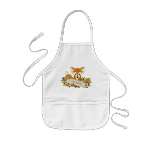 Delantal Infantil Curte Rustic Otumn Fox personalizada