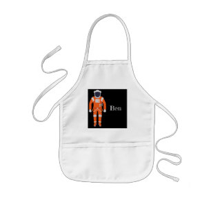 Delantal Infantil Custom Astronaut Apron 