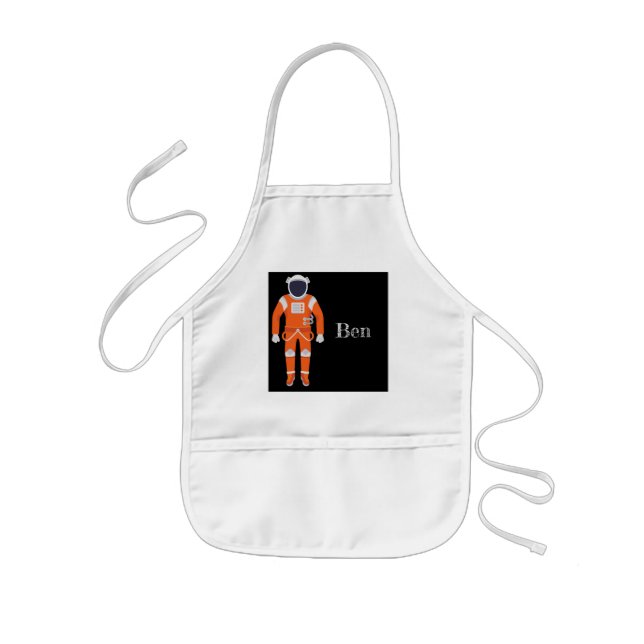 Delantal Infantil Custom Astronaut Apron  (Frente)
