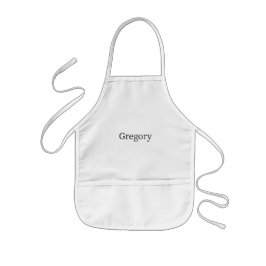 Delantal Infantil Custom Name Apron Kids Adults Crafts School
