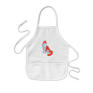 Delantal Infantil Cute Fox Apron