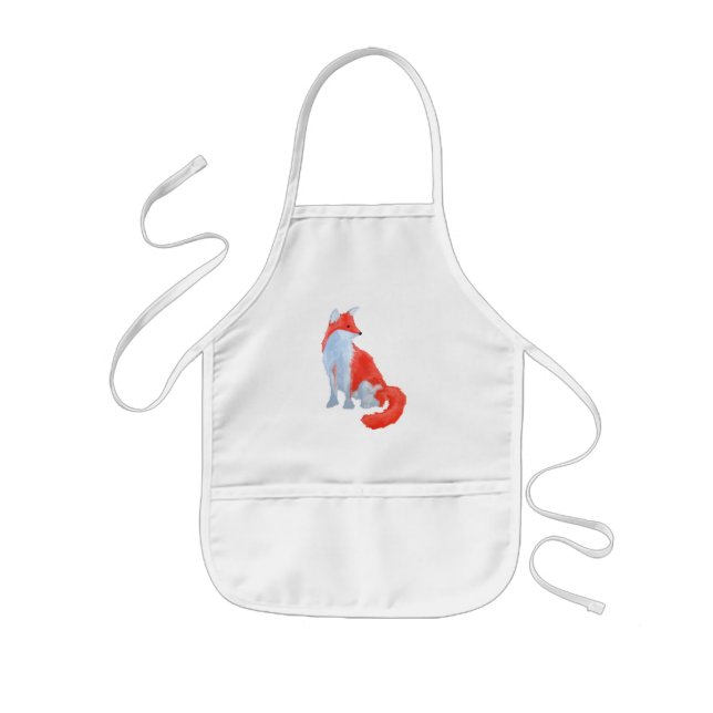 Delantal Infantil Cute Fox Apron (Frente)