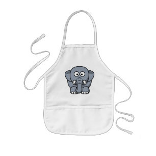 Delantal Infantil Cute Funny Elephant