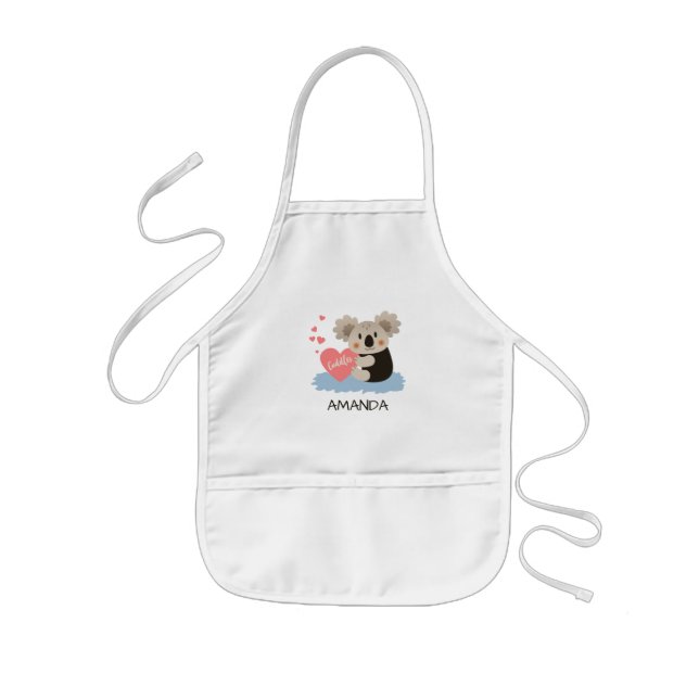 Delantal Infantil Cute Koala Cudelas ID386 (Frente)