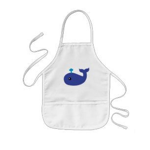 Delantal Infantil Cute Whale