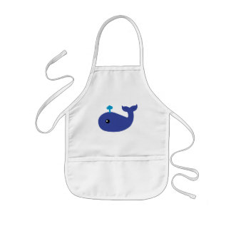 Delantal Infantil Cute Whale
