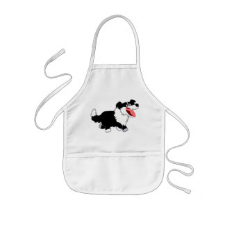 Delantal Infantil Cuto feliz Personalizado Frontera con niños Apron