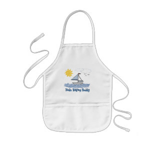 Delantal Infantil Dads Baking Buddy Sailboat
