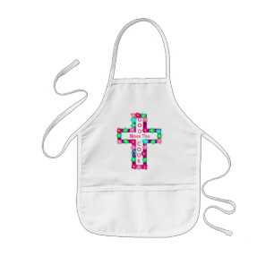 Delantal Infantil Dios bendice al cocinero
