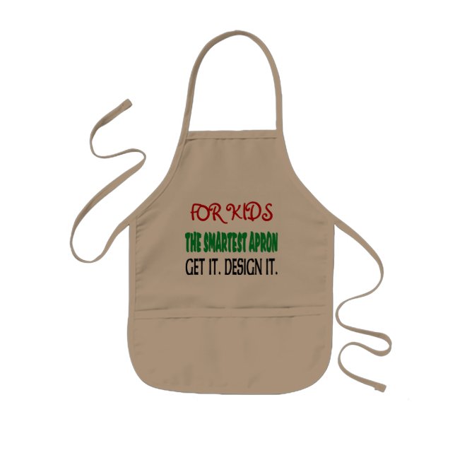 Delantal Infantil Diseñar tu Apron Cute para Niños (Frente)