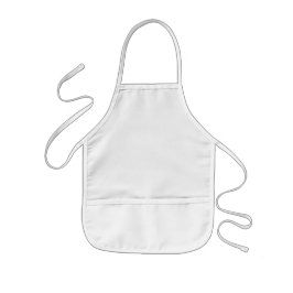 Delantal Infantil Diseñar tu sueño - Expresión creativa en blanco