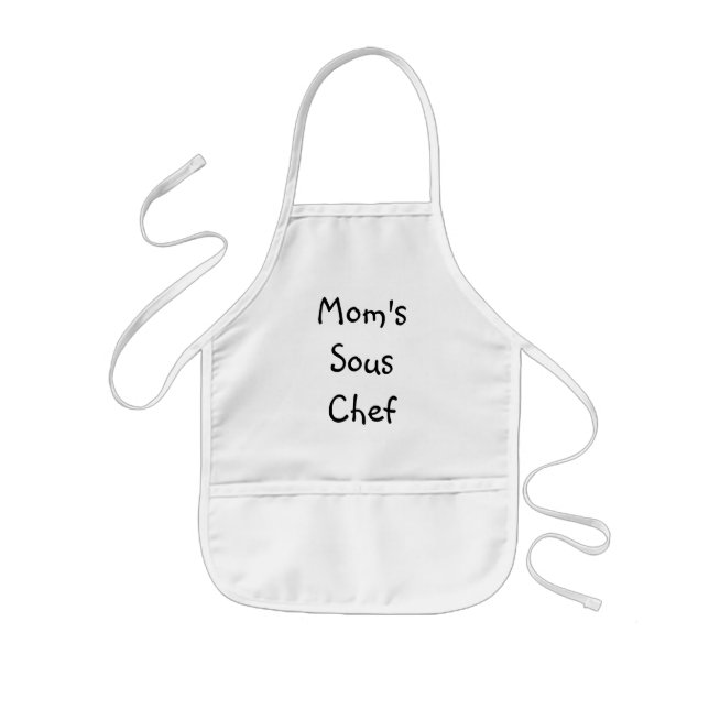 Delantal Infantil Diseños De Gina *Sous Chef* Apron (Frente)
