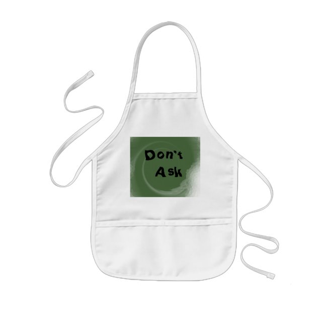 Delantal Infantil Don't Ask (Frente)