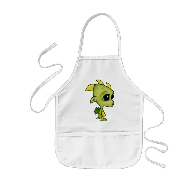 Delantal Infantil Dragón de bebé (Frente)