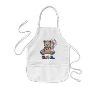 Delantal Infantil EEUU Teddy Bear Kid's apron