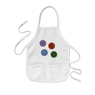 Delantal Infantil El Apron de los Elementos Mandalas