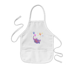 Delantal Infantil Elefante volando con regalo de Apron para niños de