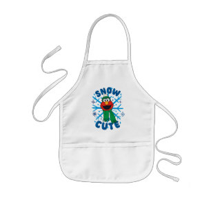 Delantal Infantil Elmo Snow Cute