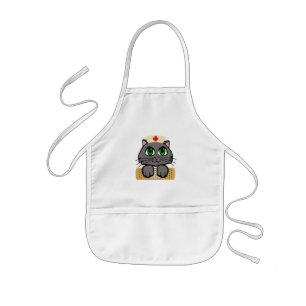Delantal Infantil Enfermera Kitten (Ojos verdes)