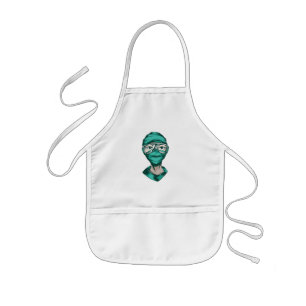 Delantal Infantil Enfermera svg con Mascarilla Facial