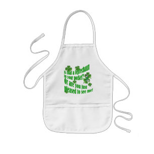 Delantal Infantil ¿Es eso un leprechaun en tu bolsillo?