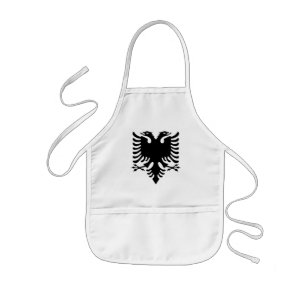 Delantal Infantil Escudo de armas albanés