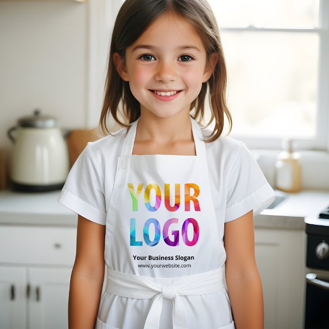 Delantal Infantil Escuela de Uniforme Promocional con Logo de la Com (Subido por el creador)