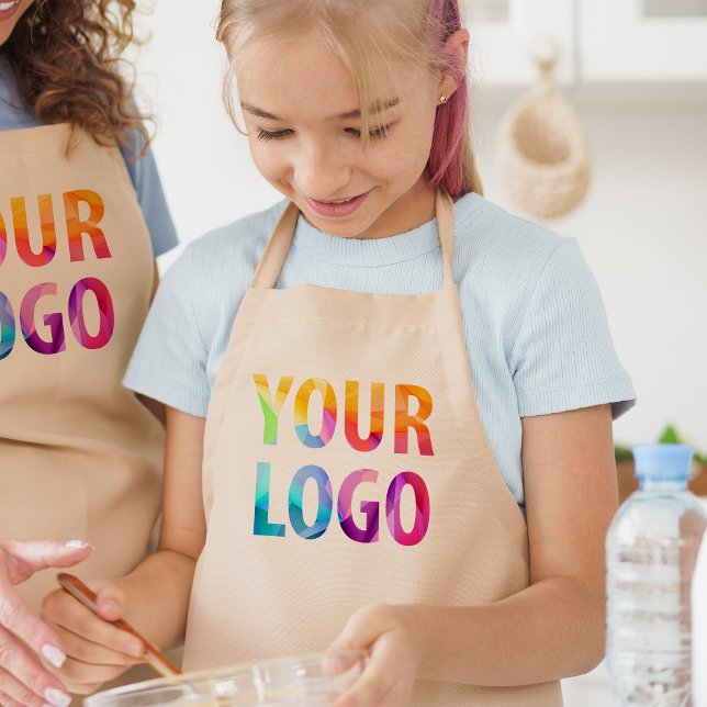 Delantal Infantil Escuela de Uniforme Promocional con Logo de la Com (Subido por el creador)