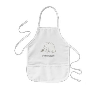 Delantal Infantil Estegosaurio prehistórico