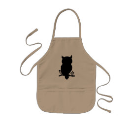 Delantal Infantil Eule - Scherenschnitt