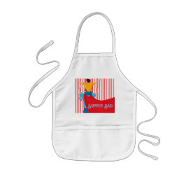 Delantal Infantil Father’s Day Gift for Supper Dad Apron