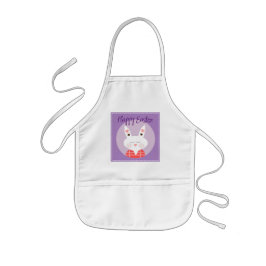 Delantal Infantil Feliz Pascua Bunny Kids Apron